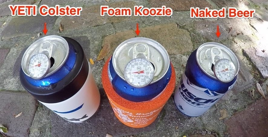 Hard Foam Koozies - Sturdy Stand up Can Coolers