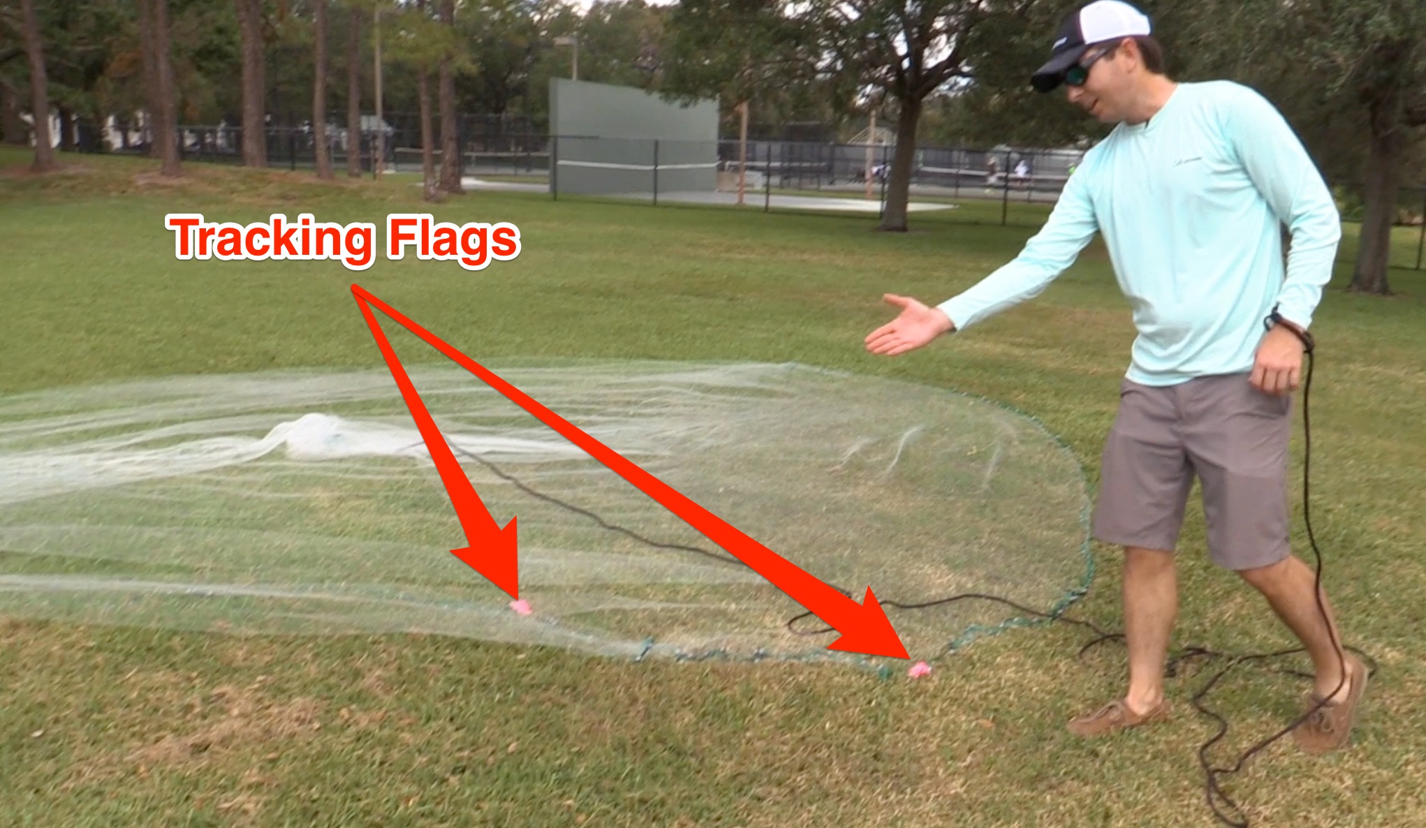 This Is How To Throw A 12 Foot Cast Net Without Using Your Mouth