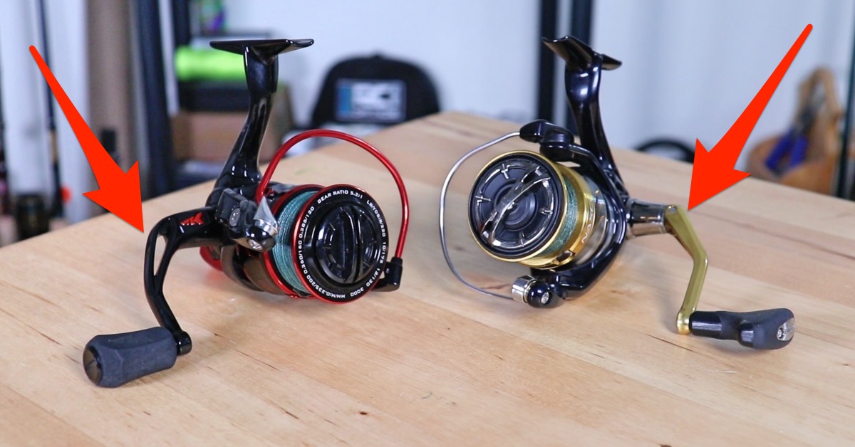 How to switch a handle on you fishing reel to the opposite side 