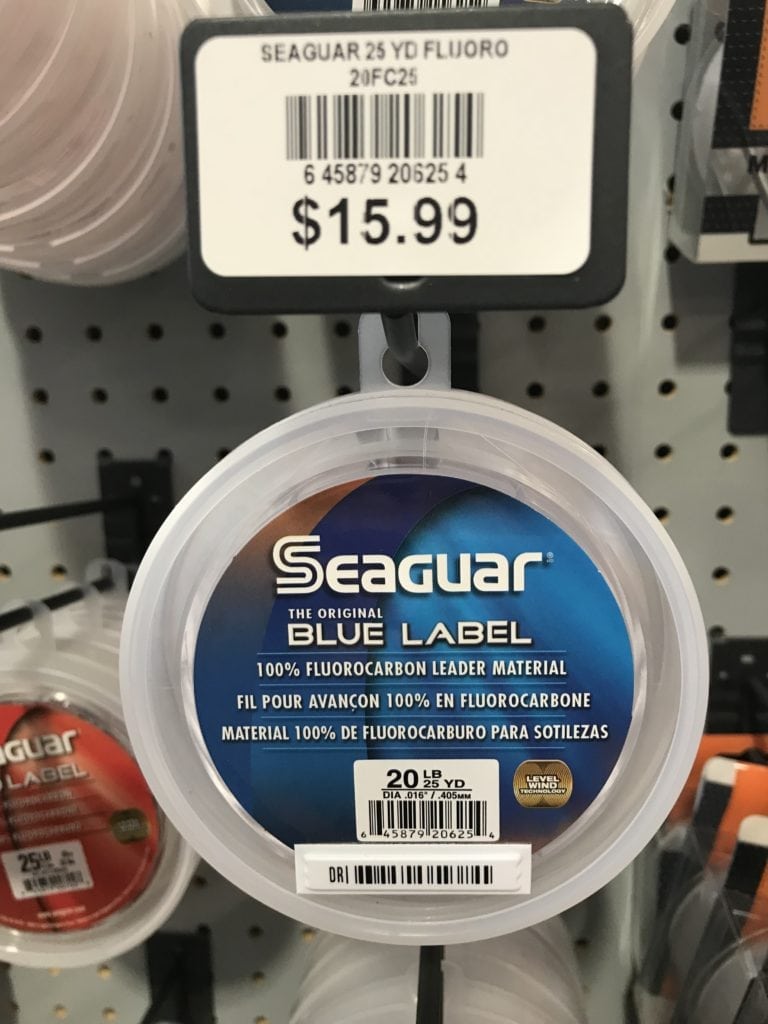 3) Seaguar Blue Label Fluorocarbon Leader Fishing Line 4 Lb Test 25 Yards ~  New