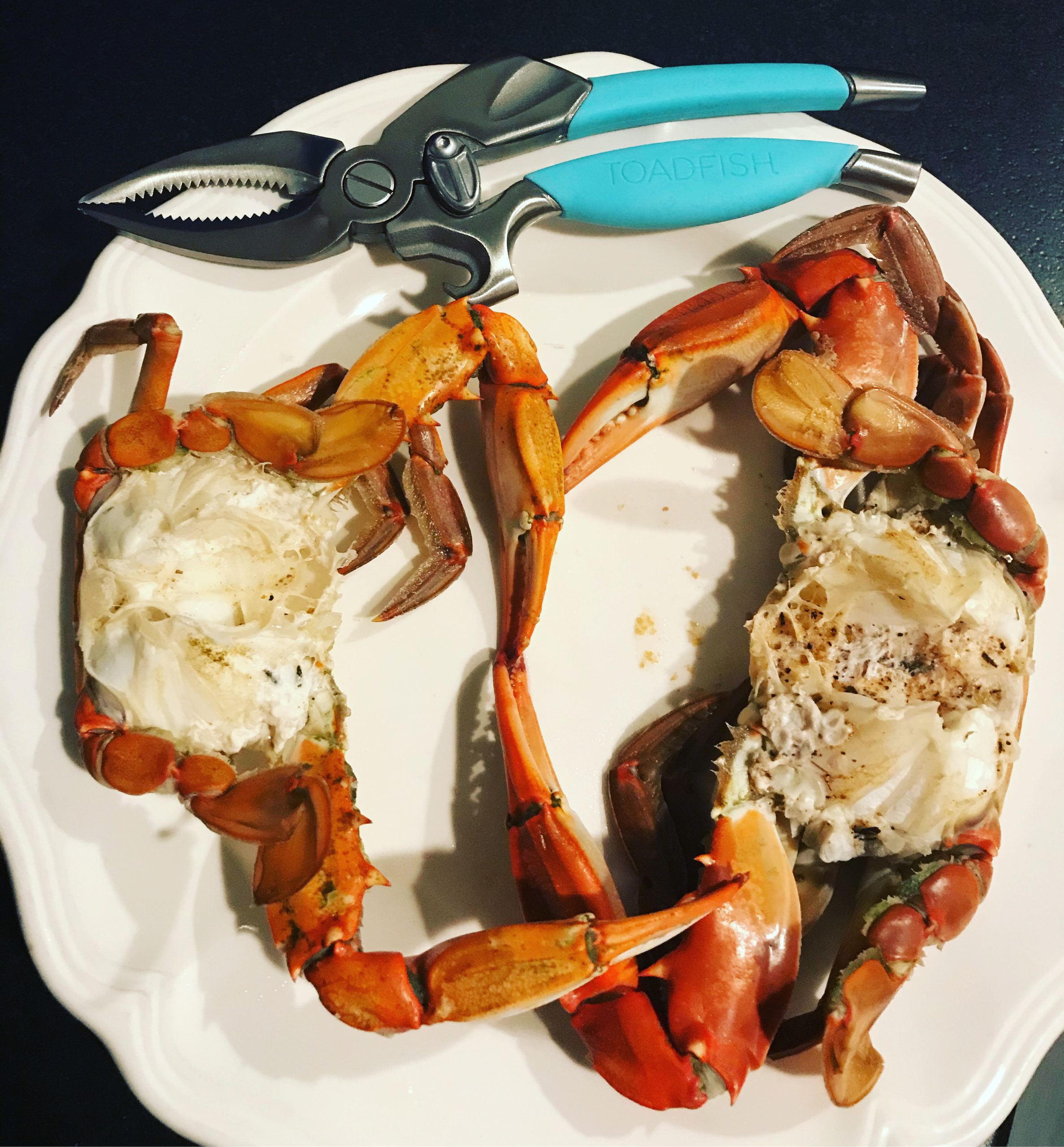 blue crab & rock shrimp fritters @ coastal flats shrimp fritters, corn