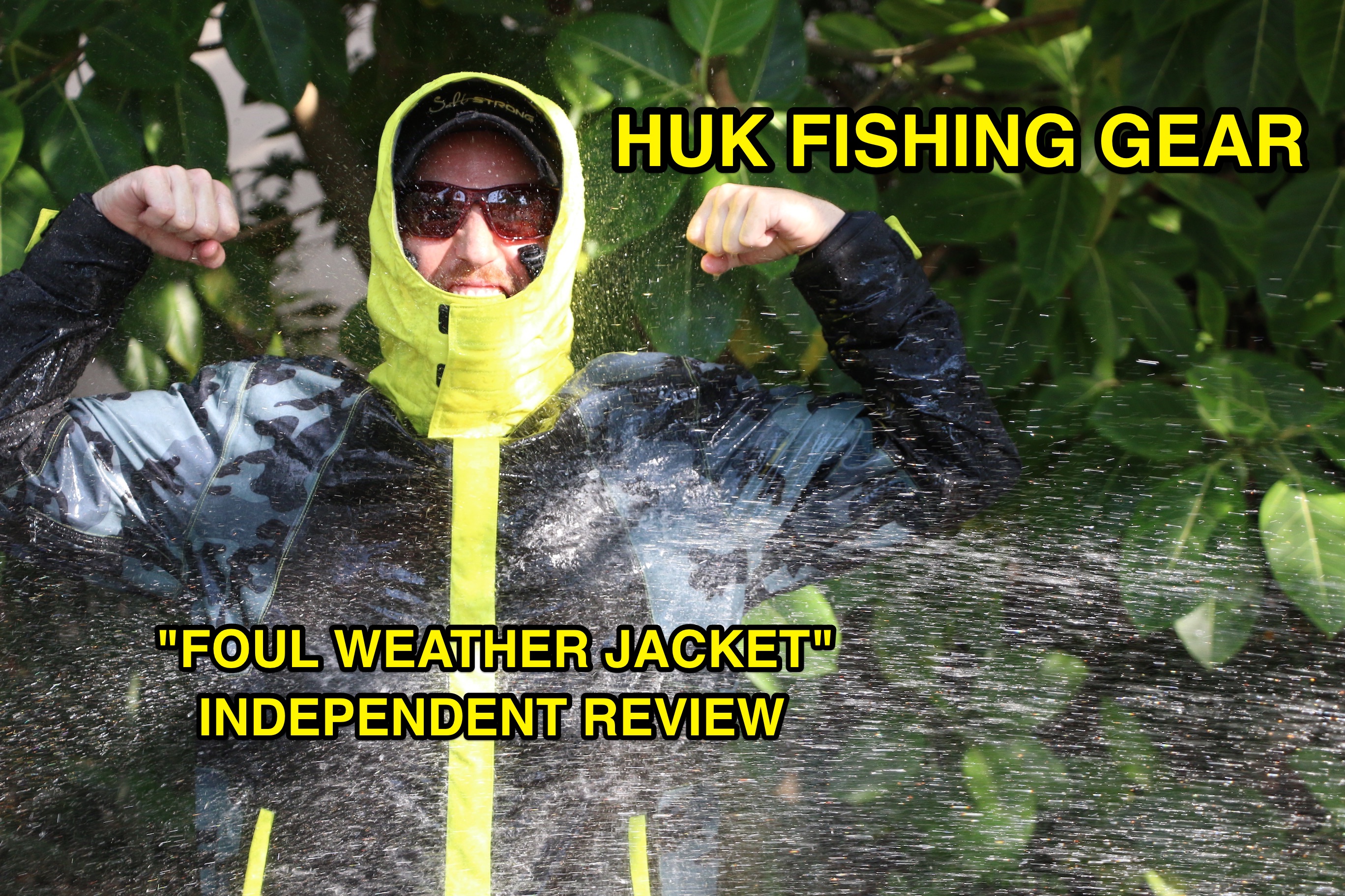 HUK mens Grand Banks  Water Proof Heavy Duty Rain JACKET, Running