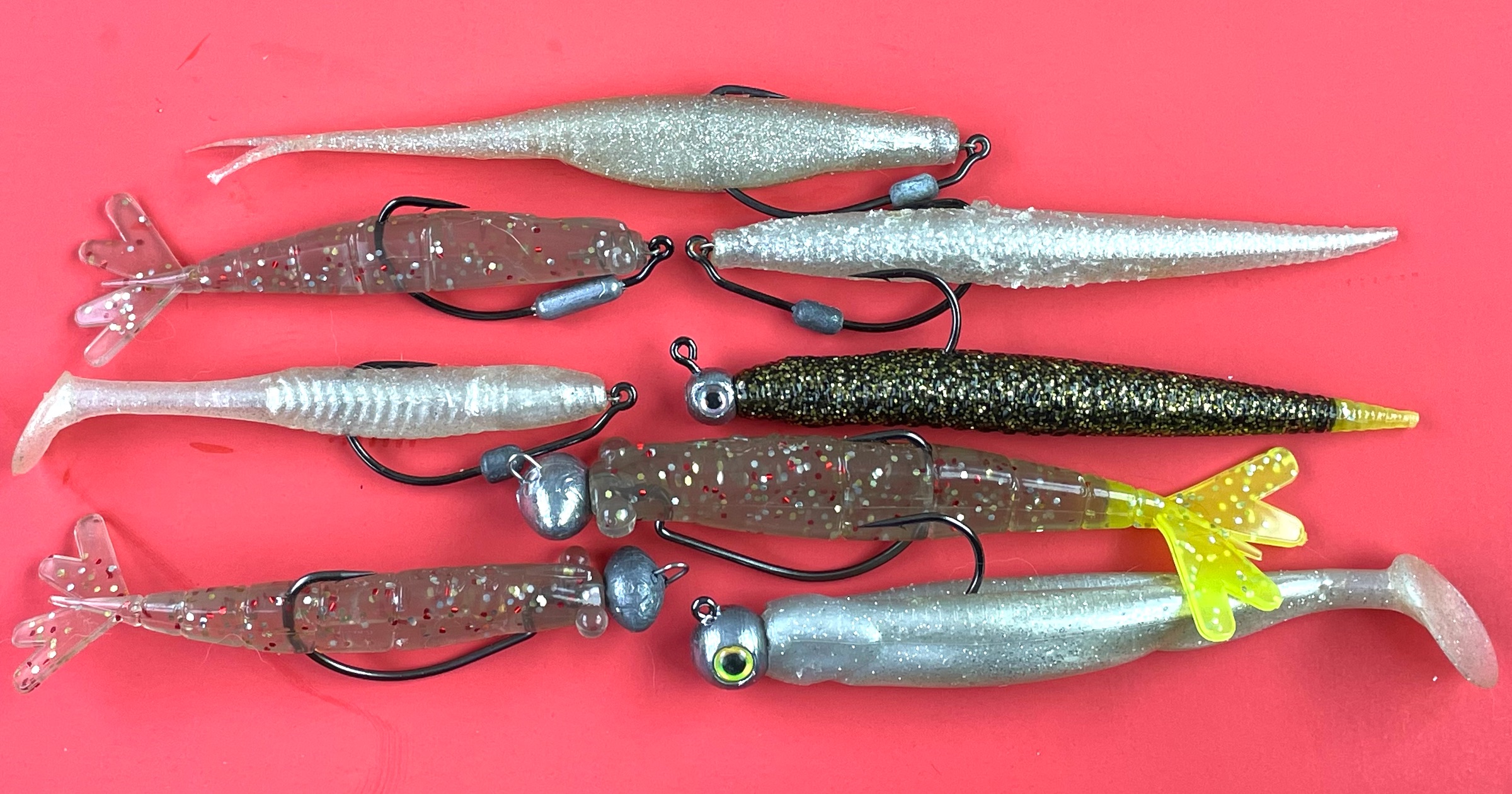 10 Pack 1/8 1/6 1/4 1/2 1 oz Jig Heads Hook Fish Shape Head Fishing Hooks