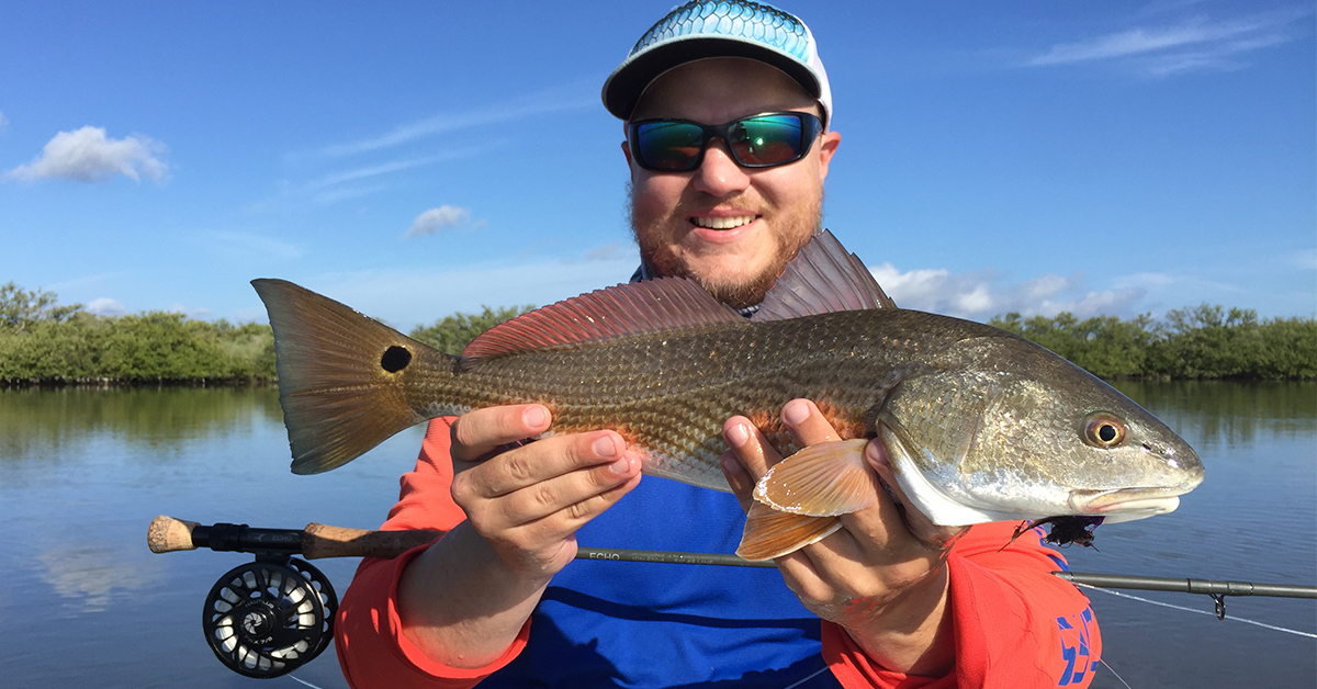 fly fishing for redfish