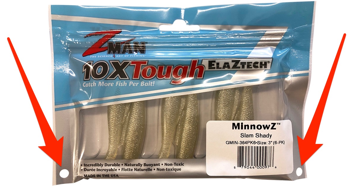 Z-Man's spicy new ElaZtech color fishing Slam Shady baits